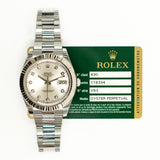 Rolex Datejust II 116334 Silver Diamond Dial