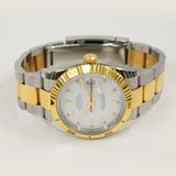 Rolex Datejust Turn-O-Graph 36mm Steel and Yellow Gold 116263 White Dial - View 3
