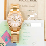 Rolex Day-Date 118205 Pink Diamond Dial Jul 2003