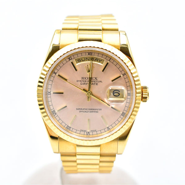 Rolex Day-Date 118238 Champagne Dial Jul 2005