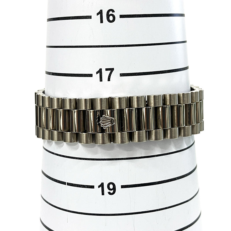 Rolex Day Date 118239 Silver Diamond Dial Oct 2003