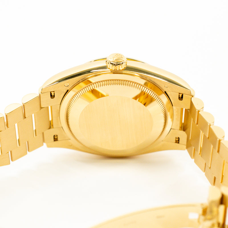Rolex Day-Date 128238A Green Diamond Dial Aug 2023