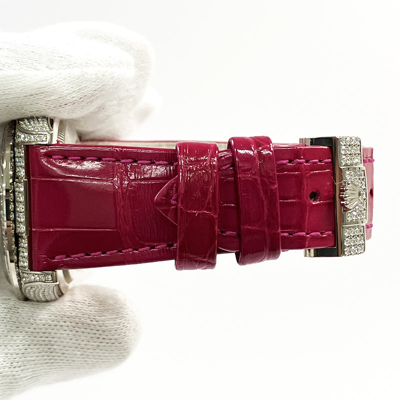Rolex Day-Date 128459TBR Jade Ruby Diamond Dial Dec 2022