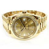 Rolex Day-Date 228238 Champagne Diamond Dial Sep 2017
