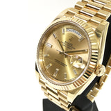 Rolex Day-Date 228238 Champagne Diamond Dial Sep 2017