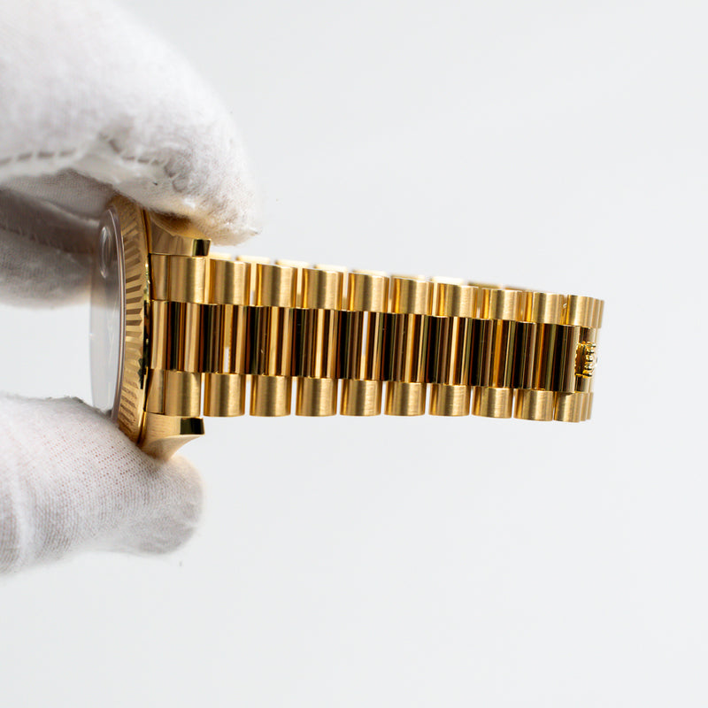 Rolex Day-Date 228238 Green Ombre Roman Dial Aug 2025