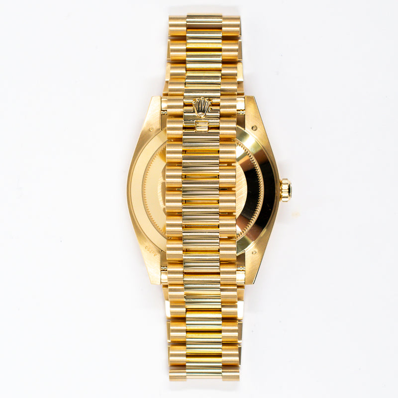 Rolex Day-Date 228238 Green Ombre Roman Dial Aug 2025