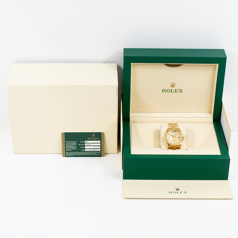 Rolex Day-Date 36mm 118238NCA Champagne Jubilee Diamond Dial