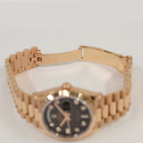 Rolex Day-Date 36mm Rose Gold 128235 Brown Ombre Diamond Dial Aug 2023 - View 7