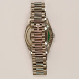 Rolex Day-Date 36mm White Gold 128349RBR White Roman Dial Apr 2025 - View 8