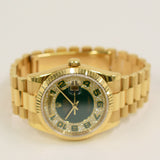 Rolex Day-Date 36mm Yellow Gold 118238 Pavé Diamond Myriad Arabic Dial - View 3