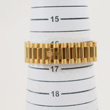 Rolex Day-Date 36mm Yellow Gold 128238A Champagne Diamond Dial Jan 2021 - View 9