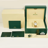 Rolex Day-Date 36mm Yellow Gold 128238NA Mother-of-Pearl Diamond Dial Apr 2024 - View 11