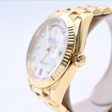 Rolex Day-Date 36mm Yellow Gold 128238NA Mother-of-Pearl Diamond Dial Apr 2024 - View 4