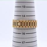Rolex Day-Date 36mm Yellow Gold 128238NA Mother-of-Pearl Diamond Dial Apr 2024 - View 9