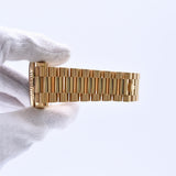 Rolex Day-Date 36mm Yellow Gold 128238 Green Ombre Diamond Dial Apr 2024 - View 10