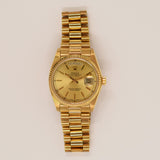 Rolex Day-Date 36mm Yellow Gold 18038 Champagne Dial May 1978 - View 1