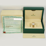 Rolex Day-Date 36mm Yellow Gold 18238NGS White Mother of Pearl Sapphire Dial Dec 1998 - View 11