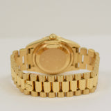 Rolex Day-Date 36mm Yellow Gold 18238NGS White Mother of Pearl Sapphire Dial Dec 1998 - View 4
