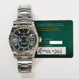 Rolex Day-Date 36mm Yellow Gold 336934 Green Dial Feb 2026 - View 2