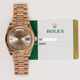 Rolex Day-Date 40mm Rose Gold 228235A Sundust Diamond Dial Jan 2018 - View 2