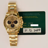 Rolex Day-Date 40mm Yellow Gold 126508 Champagne Dial Dec 2021 - View 2