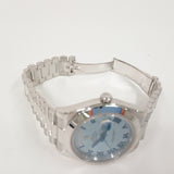 Rolex Day-Date II 218206 Ice Blue Roman Dial Aug 2014