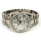 Rolex Day Date 118239A Silver Diamond Dial Jan 2003