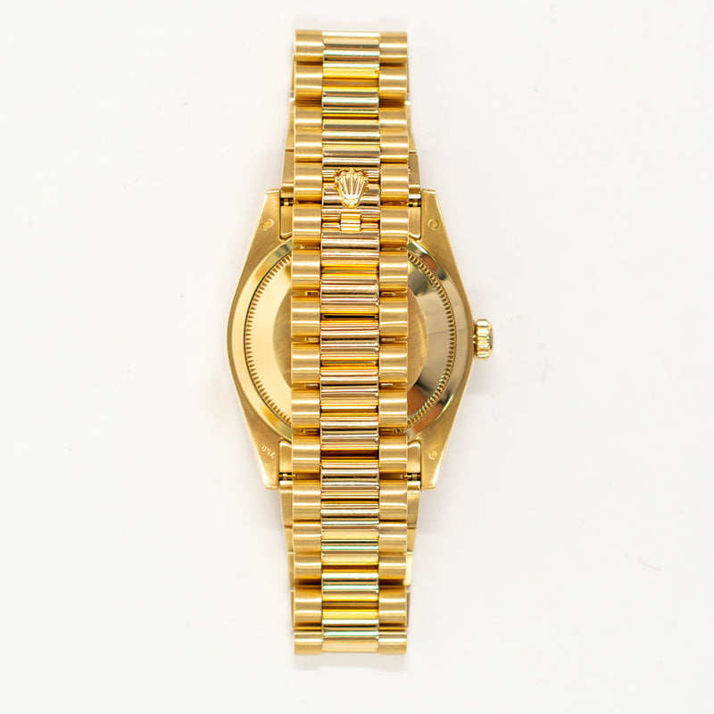 Rolex Day Date 118348A Champagne Diamond Dial Dec 2017