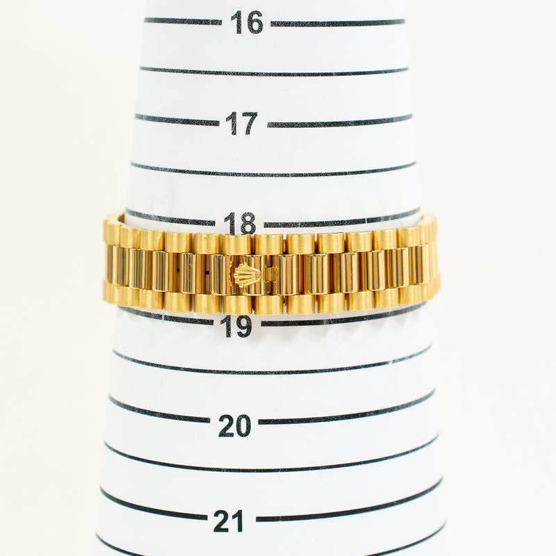 Rolex Day Date 118348A Champagne Diamond Dial Dec 2017