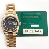 Rolex Day Date 128235 Eisenkiesel Diamond Dial Feb 2022