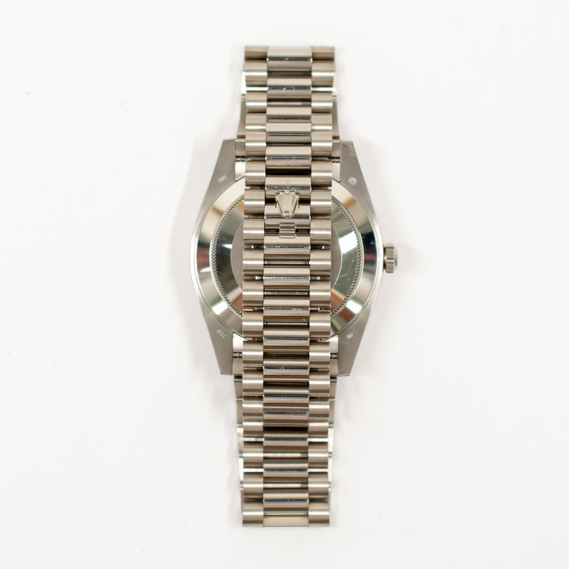 Rolex Day Date 228239 Silver Roman Dial Dec 2021
