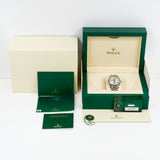 Rolex Day Date 228239 Silver Stripes Dial Mar 2021