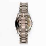 Rolex Day Date 228239 Silver Stripes Dial Mar 2021