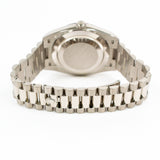 Rolex Day Date 228239 Silver Stripes Dial Mar 2021