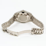 Rolex Day Date 228239 Silver Stripes Dial Mar 2021