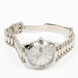 Rolex Day Date 228239 Silver Stripes Dial Mar 2021