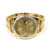 Rolex Day Date II 218398BR Champagne Diamond Dial Jul 2014