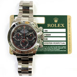 Rolex Daytona 116509 Black Arabic Dial Mar 2010