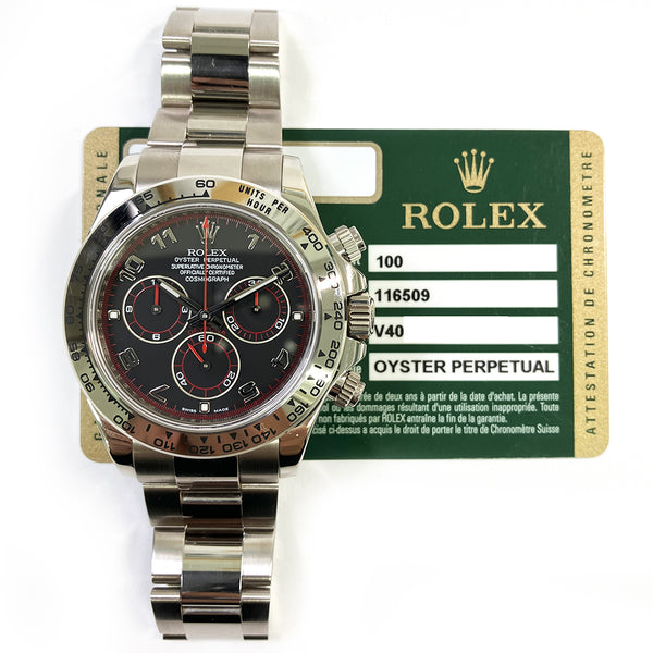 Rolex Daytona 116509 Black Arabic Dial Mar 2010