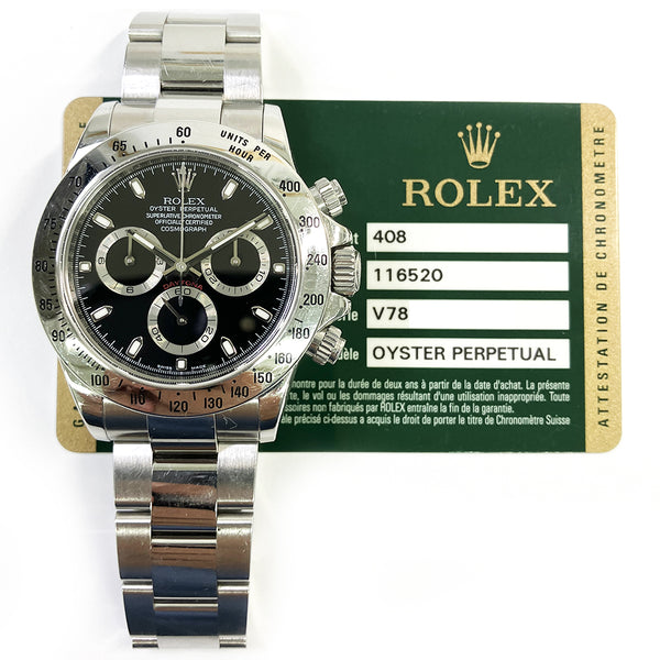 Rolex Daytona 116520 Black Dial May 2010