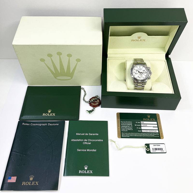Rolex Daytona 116520 White Dial Aug 2012