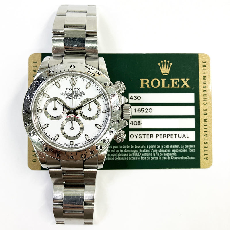Rolex Daytona 116520 White Dial Aug 2012