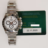 Rolex Daytona 126500LN White Dial Nov 2025 - View 2