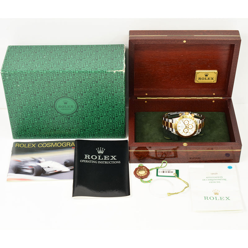 00s Love  Rolex Daytona 16523 White Diamond Dial Mar 2000 – CHRONONATION