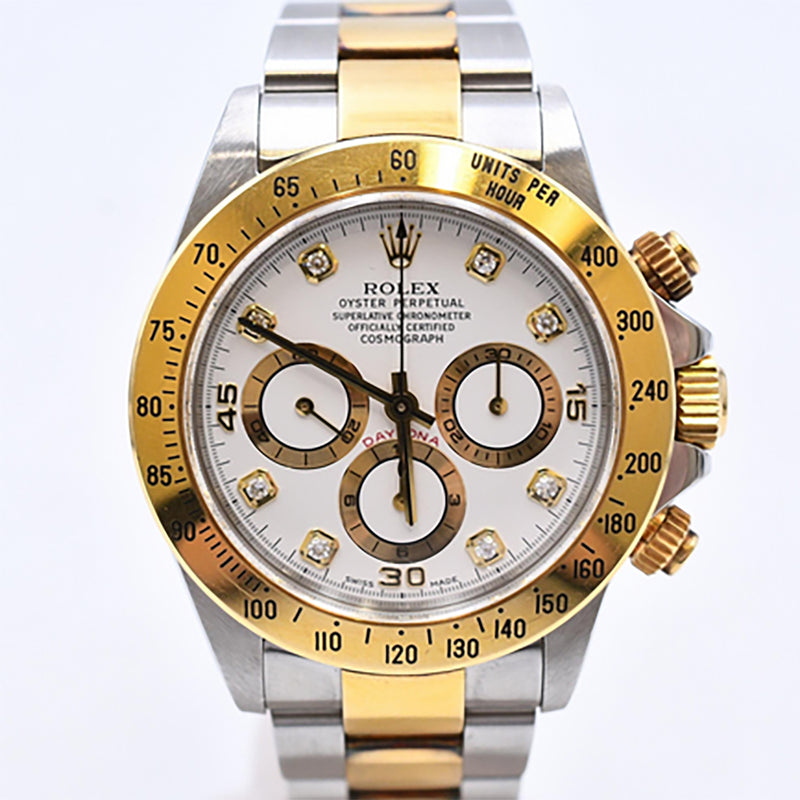 Rolex Daytona 16523 White Diamond Dial Mar 2000 – CHRONONATION