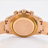 Rolex Daytona 40mm Everose Gold 116505 Black Dial Nov 2016 - View 7