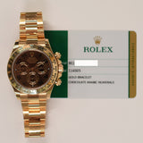 Rolex Daytona 40mm Everose Gold 116505 Chocolate Arabic Dial Nov 2018 - View 2