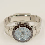 Rolex Daytona 40mm Platinum 116506 Ice Blue Diamond Dial Apr 2018 - View 3