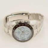 Rolex Daytona 40mm Platinum 116506 Ice Blue Diamond Dial Oct 2017 - View 3